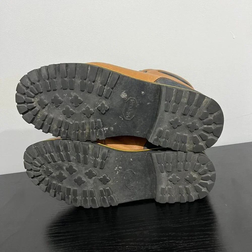 Samuel Hubbard Mt Tam Hiking Boots Mens 11 Brown Leather Vibram M4200-105 - Picture 6 of 8